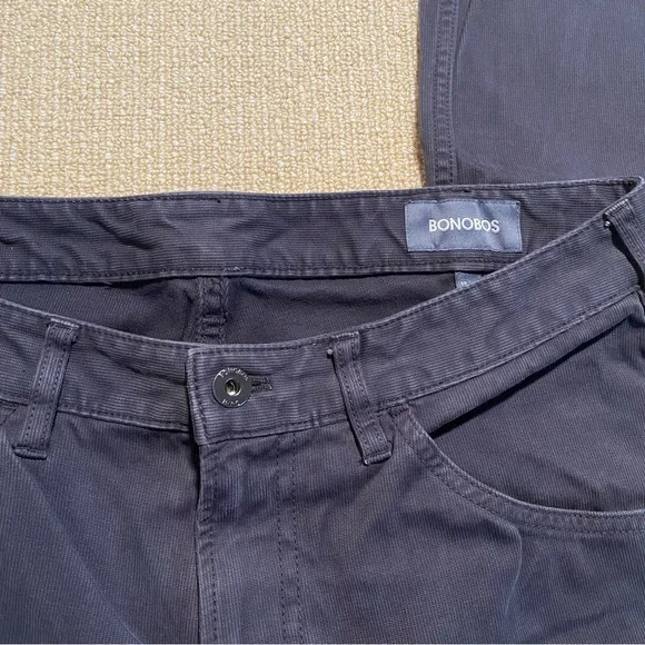 Bonobos 33/30 Men's Gray Pants - Picture 3 of 8
